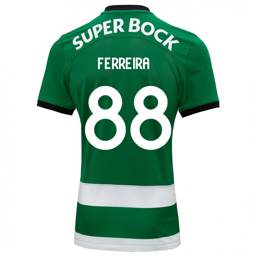 Kandiny Hombre Camiseta Tiago Ferreira #88 Verde 1ª Equipación 2023/24 La Camisa Chile