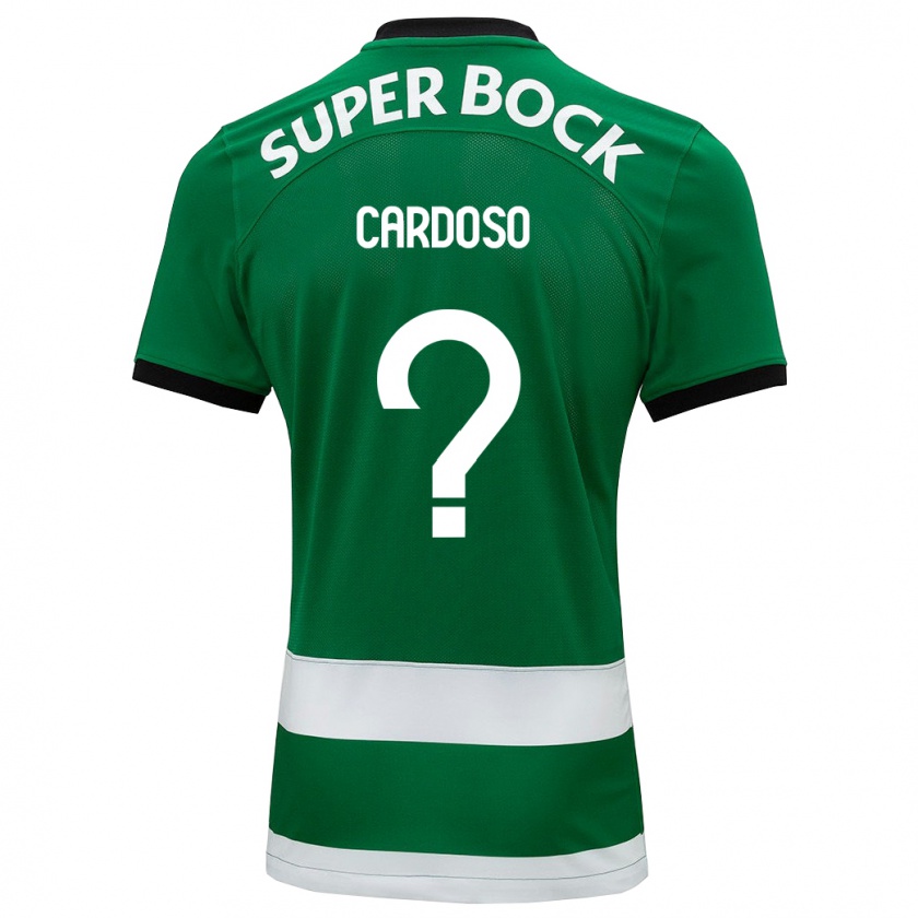 Kandiny Hombre Camiseta Diogo Cardoso #0 Verde 1ª Equipación 2023/24 La Camisa Chile