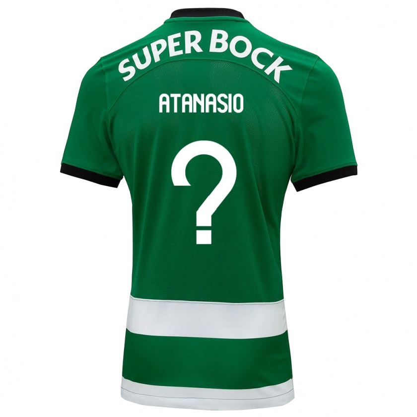 Kandiny Hombre Camiseta Atanásio #0 Verde 1ª Equipación 2023/24 La Camisa Chile