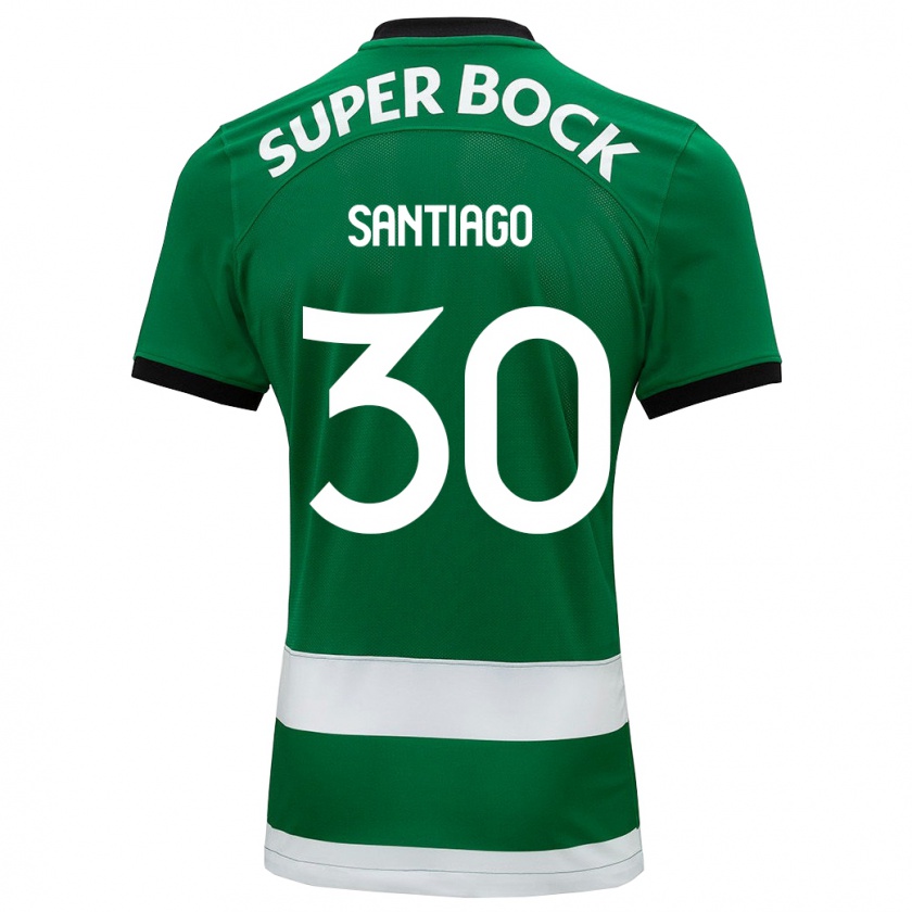 Kandiny Hombre Camiseta Carolina Santiago #30 Verde 1ª Equipación 2023/24 La Camisa Chile