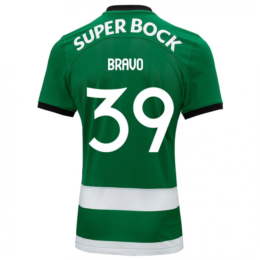 Kandiny Hombre Camiseta Bravo #39 Verde 1ª Equipación 2023/24 La Camisa Chile