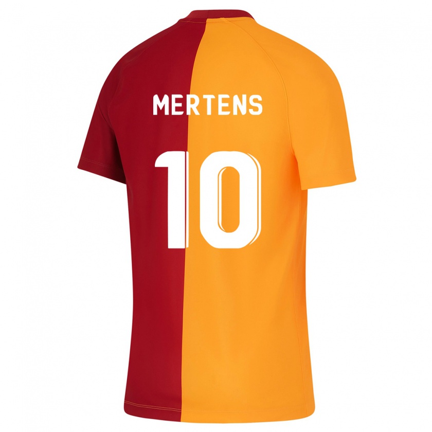 Kandiny Hombre Camiseta Dries Mertens #10 Naranja 1ª Equipación 2023/24 La Camisa Chile
