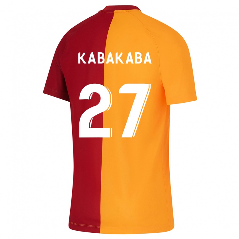 Kandiny Hombre Camiseta Naomie Kabakaba #27 Naranja 1ª Equipación 2023/24 La Camisa Chile