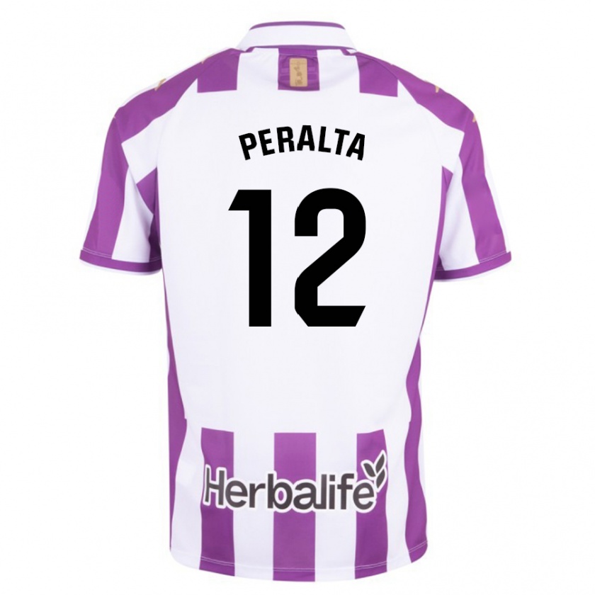 Kandiny Hombre Camiseta Fernando Peralta #12 Morado 1ª Equipación 2023/24 La Camisa Chile
