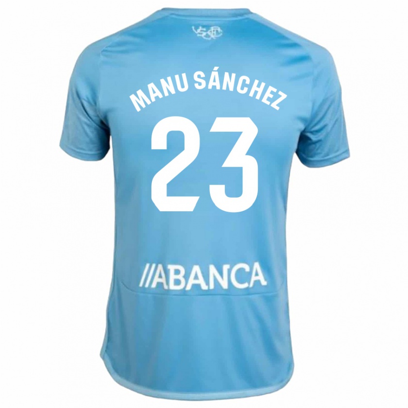 Kandiny Hombre Camiseta Manu Sánchez #23 Azul 1ª Equipación 2023/24 La Camisa Chile