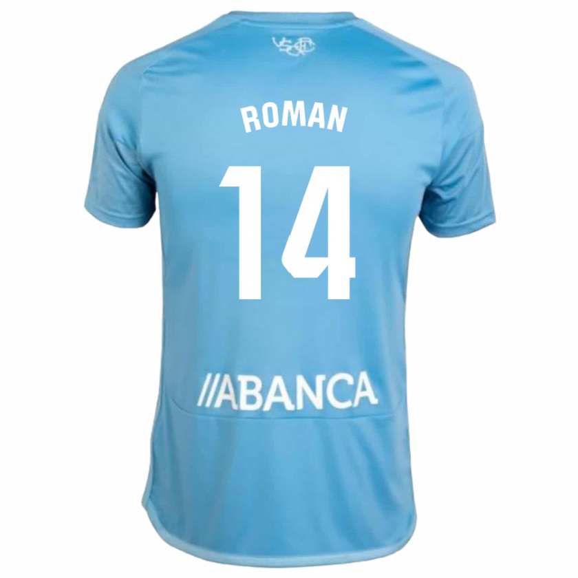 Kandiny Hombre Camiseta Miguel Román #14 Azul 1ª Equipación 2023/24 La Camisa Chile