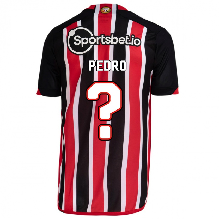 Kandiny Hombre Camiseta João Pedro #0 Azul Rojo 2ª Equipación 2023/24 La Camisa Chile