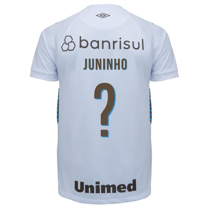 Kandiny Hombre Camiseta Juninho #0 Blanco 2ª Equipación 2023/24 La Camisa Chile