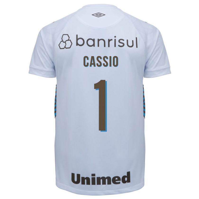 Kandiny Hombre Camiseta Cássio #1 Blanco 2ª Equipación 2023/24 La Camisa Chile