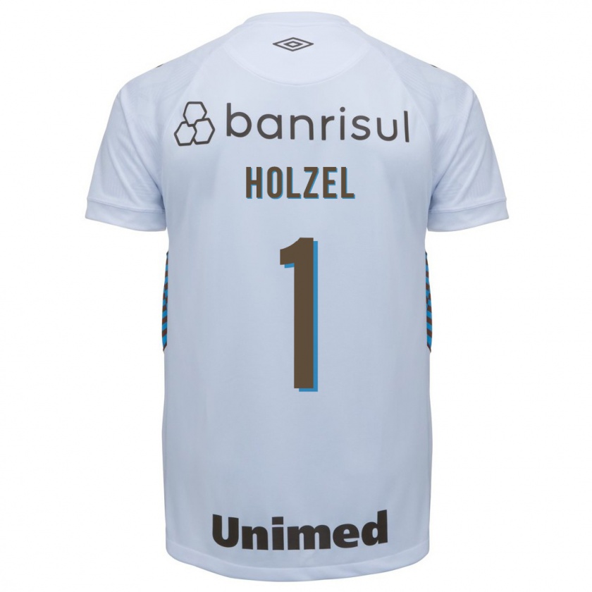 Kandiny Hombre Camiseta Vivi Holzel #1 Blanco 2ª Equipación 2023/24 La Camisa Chile