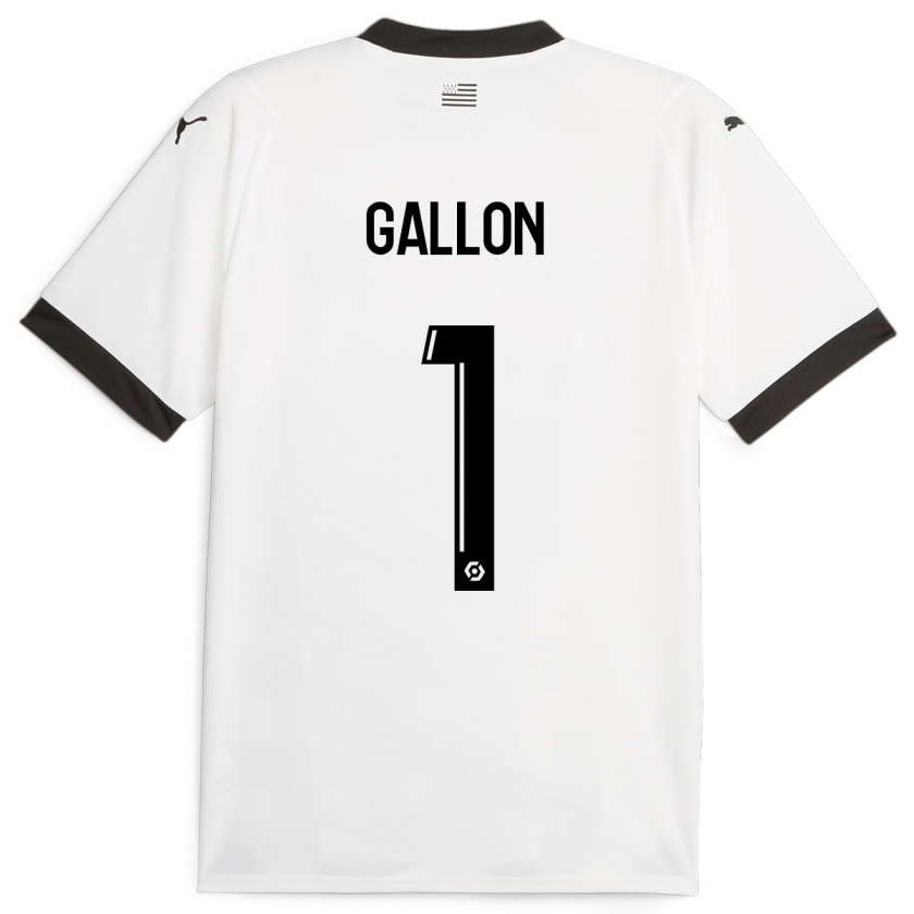 Kandiny Hombre Camiseta Gauthier Gallon #1 Blanco 2ª Equipación 2023/24 La Camisa Chile