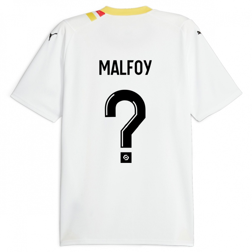 Kandiny Hombre Camiseta Lucas Malfoy #0 Negro 2ª Equipación 2023/24 La Camisa Chile