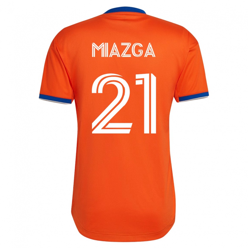 Kandiny Hombre Camiseta Matt Miazga #21 Blanco 2ª Equipación 2023/24 La Camisa Chile