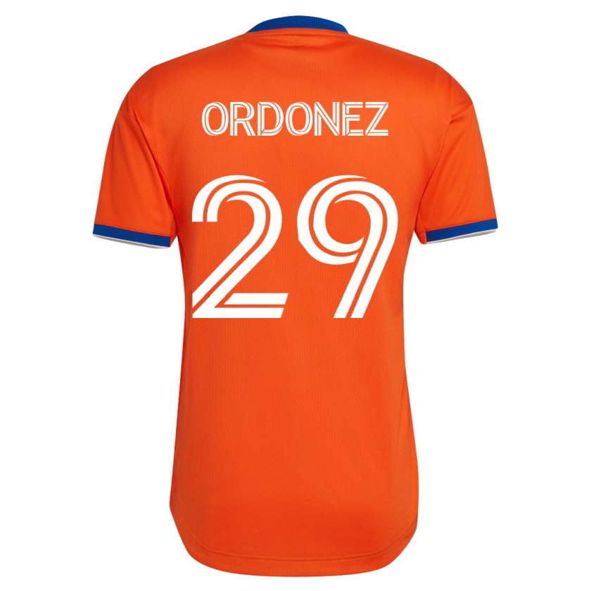 Kandiny Hombre Camiseta Arquímides Ordóñez #29 Blanco 2ª Equipación 2023/24 La Camisa Chile