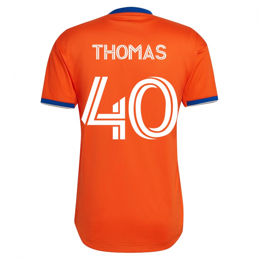 Kandiny Hombre Camiseta Kai Thomas #40 Blanco 2ª Equipación 2023/24 La Camisa Chile