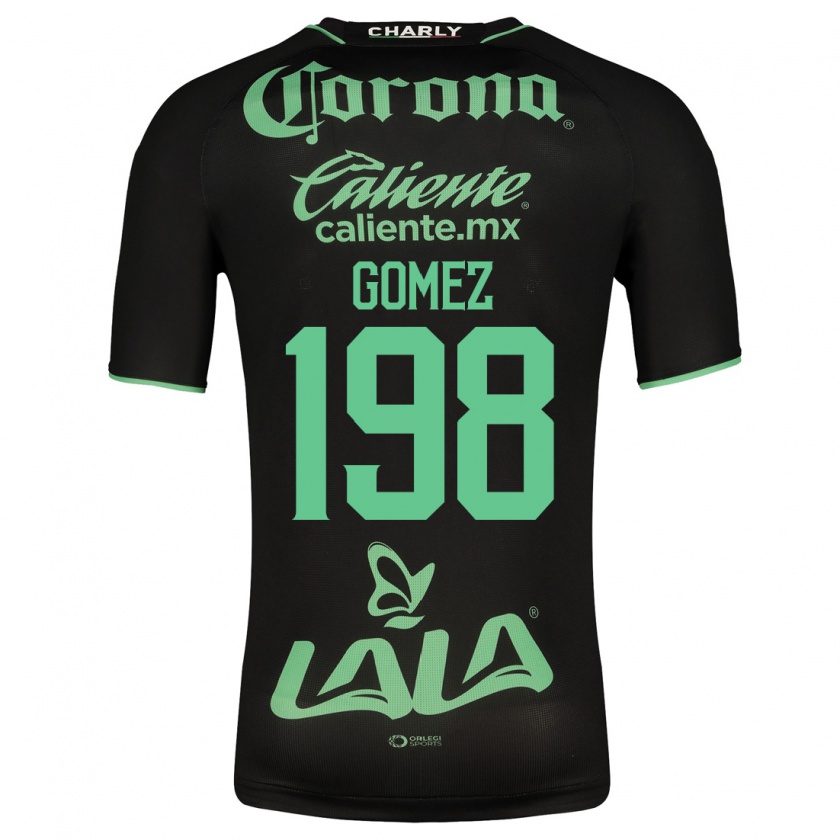 Kandiny Hombre Camiseta Isaác Gómez #198 Negro 2ª Equipación 2023/24 La Camisa Chile