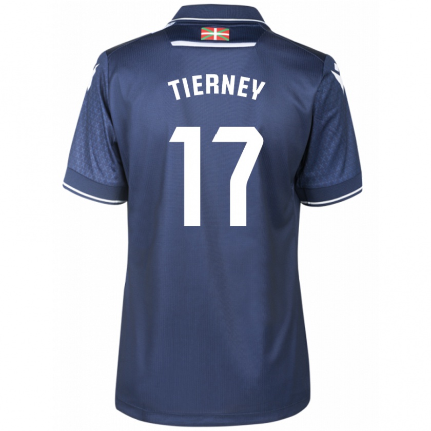 Kandiny Hombre Camiseta Kieran Tierney #17 Armada 2ª Equipación 2023/24 La Camisa Chile