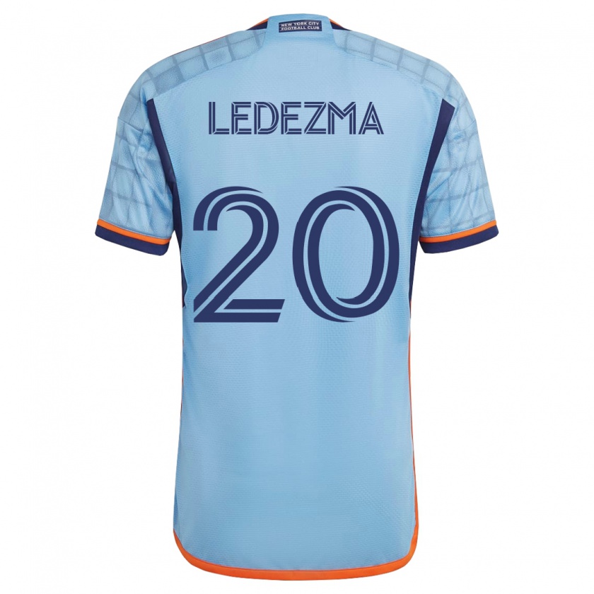 Kandiny Mujer Camiseta Richard Ledezma #20 Azul 1ª Equipación 2023/24 La Camisa Chile