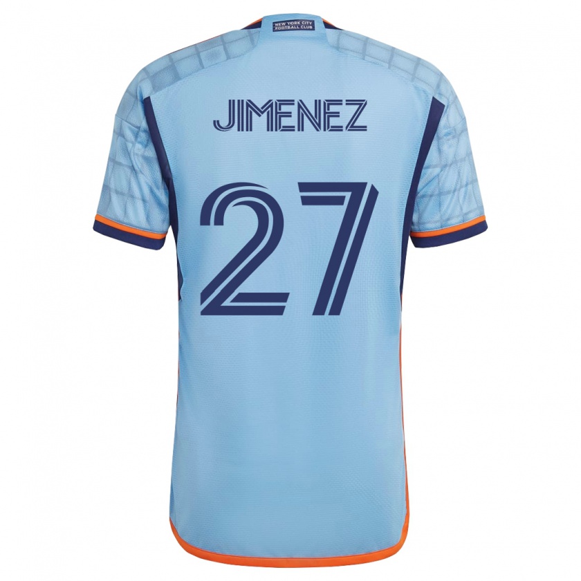 Kandiny Mujer Camiseta Jonathan Jiménez #27 Azul 1ª Equipación 2023/24 La Camisa Chile