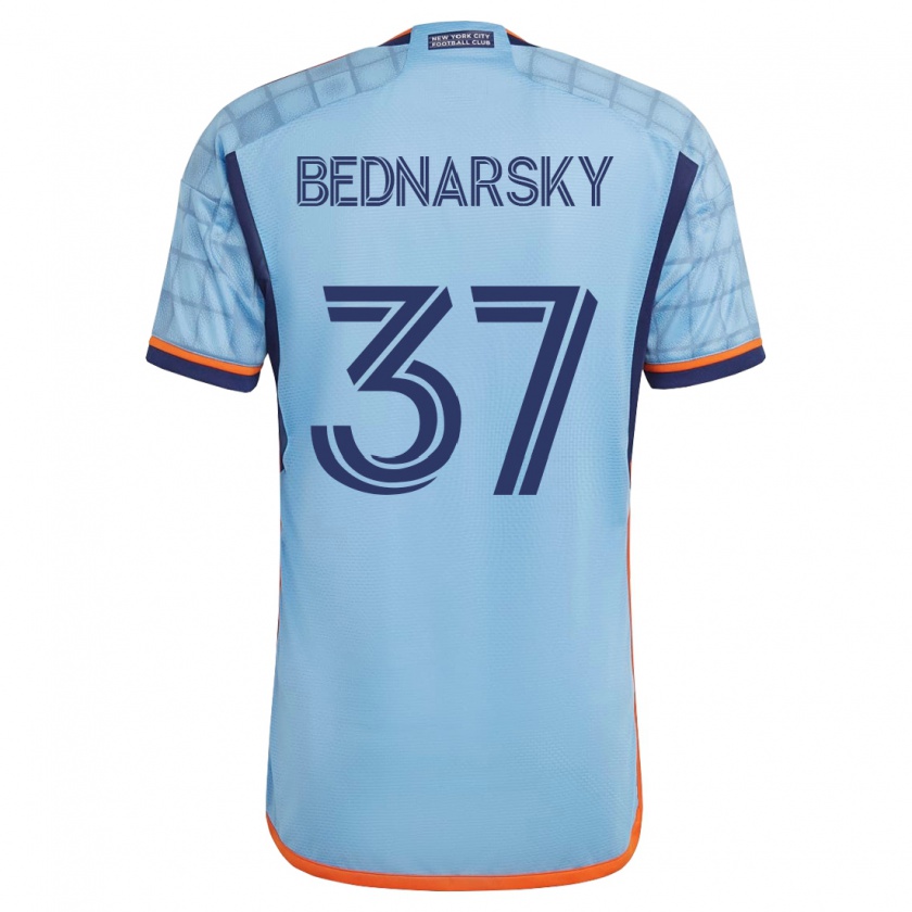 Kandiny Mujer Camiseta Stevo Bednarsky #37 Azul 1ª Equipación 2023/24 La Camisa Chile