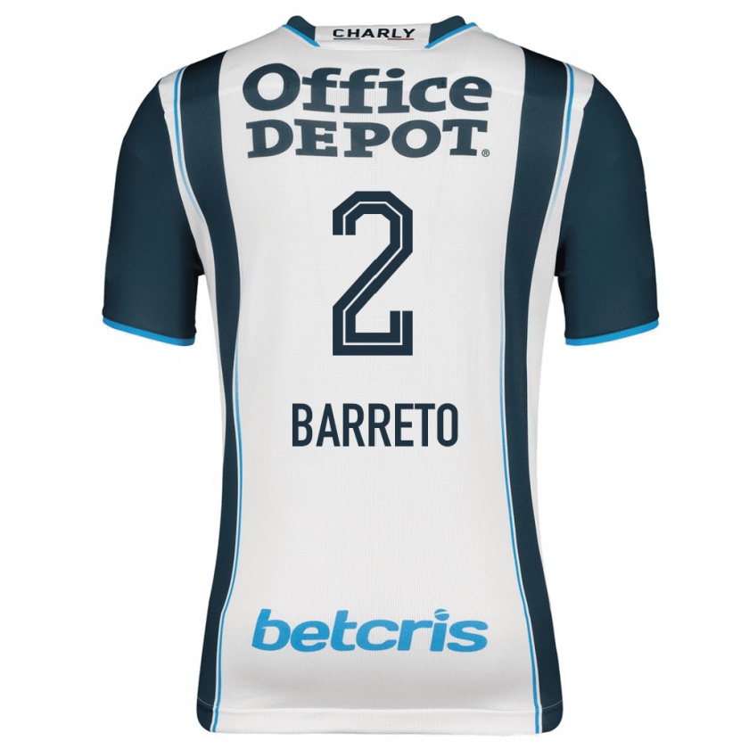 Kandiny Mujer Camiseta Sergio Barreto #2 Armada 1ª Equipación 2023/24 La Camisa Chile