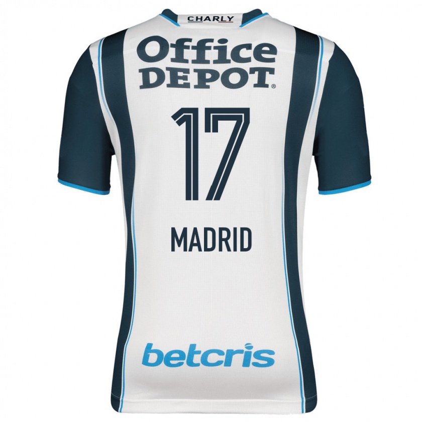 Kandiny Mujer Camiseta Yanín Madrid #17 Armada 1ª Equipación 2023/24 La Camisa Chile