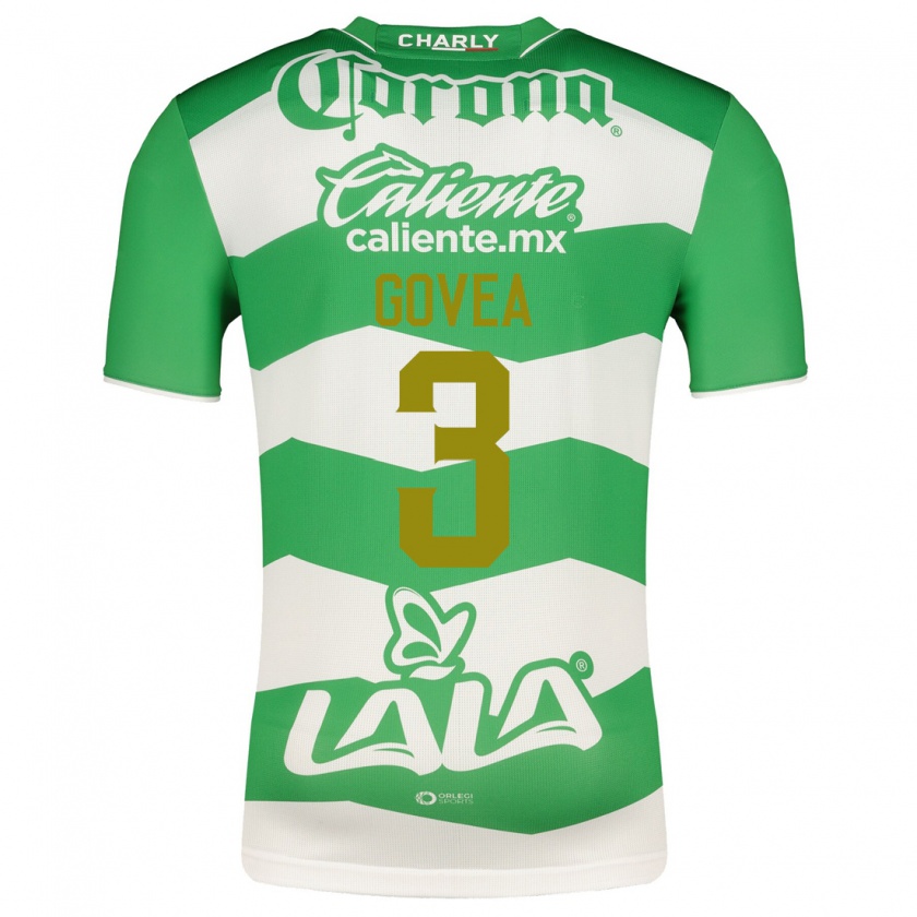 Kandiny Mujer Camiseta Ismael Govea #3 Verde 1ª Equipación 2023/24 La Camisa Chile