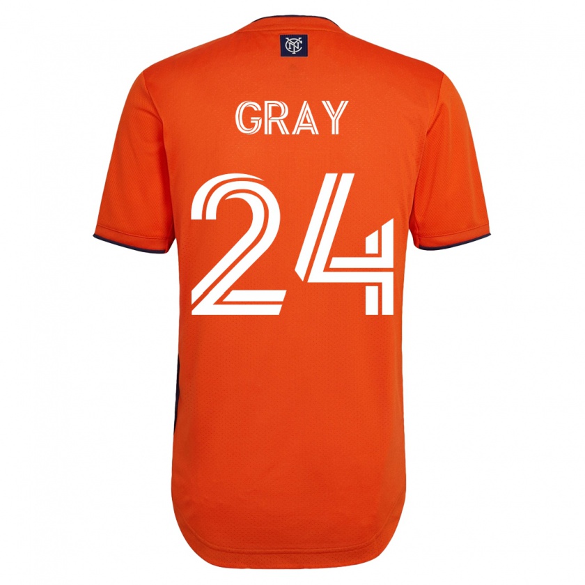 Kandiny Mujer Camiseta Tayvon Gray #24 Negro 2ª Equipación 2023/24 La Camisa Chile