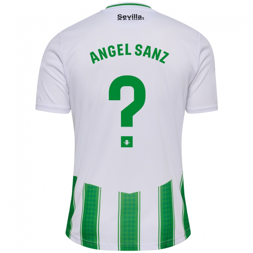 Kandiny Niño Camiseta Miguel Ángel Sanz #0 Blanco 1ª Equipación 2023/24 La Camisa Chile