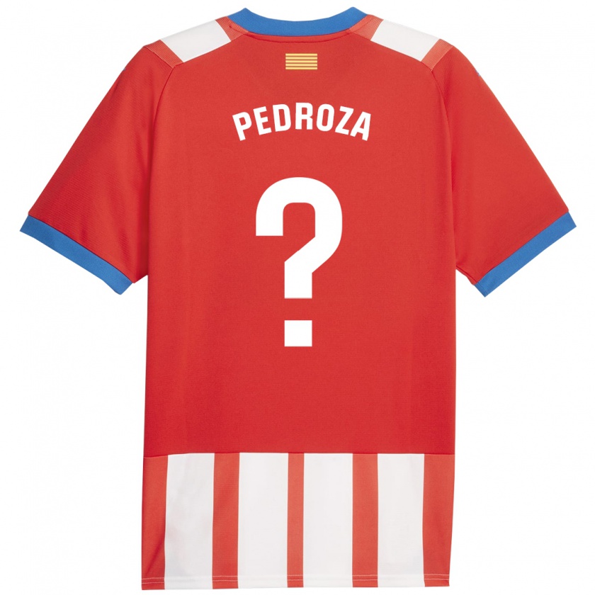 Kandiny Niño Camiseta Gerardo Pedroza #0 Rojo Blanco 1ª Equipación 2023/24 La Camisa Chile
