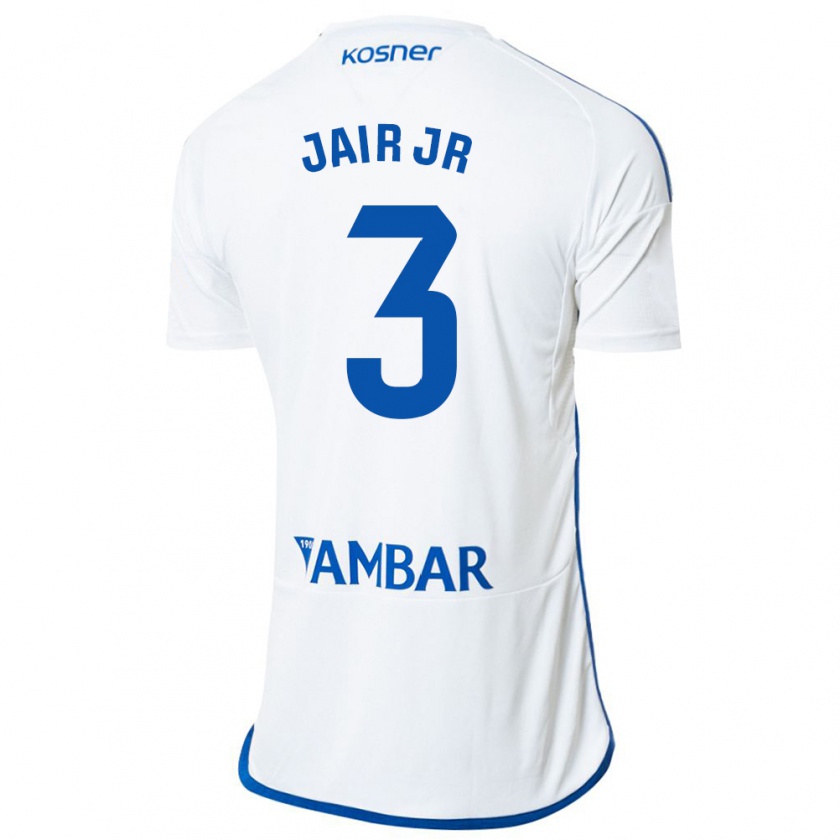 Kandiny Niño Camiseta Jair Amador #3 Blanco 1ª Equipación 2023/24 La Camisa Chile