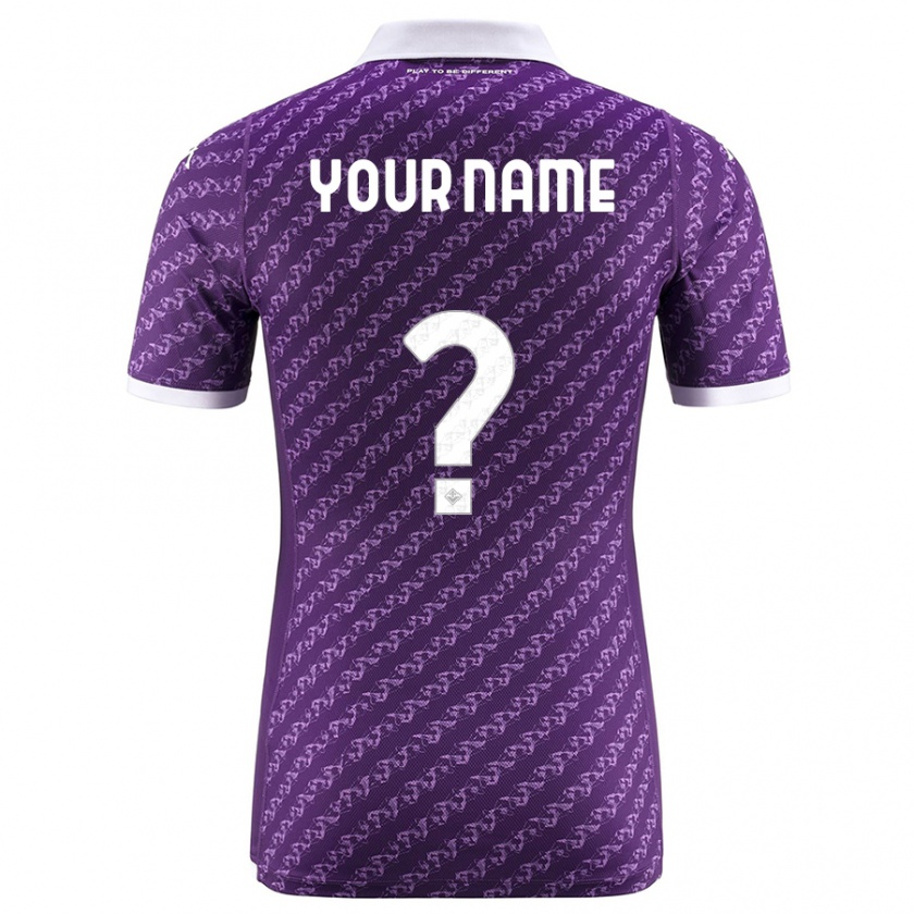 Kandiny Niño Camiseta Su Nombre #0 Violeta 1ª Equipación 2023/24 La Camisa Chile
