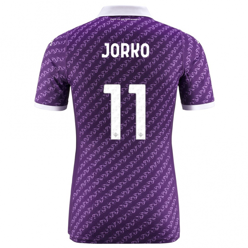 Kandiny Niño Camiseta Jonathan Ikoné #11 Violeta 1ª Equipación 2023/24 La Camisa Chile