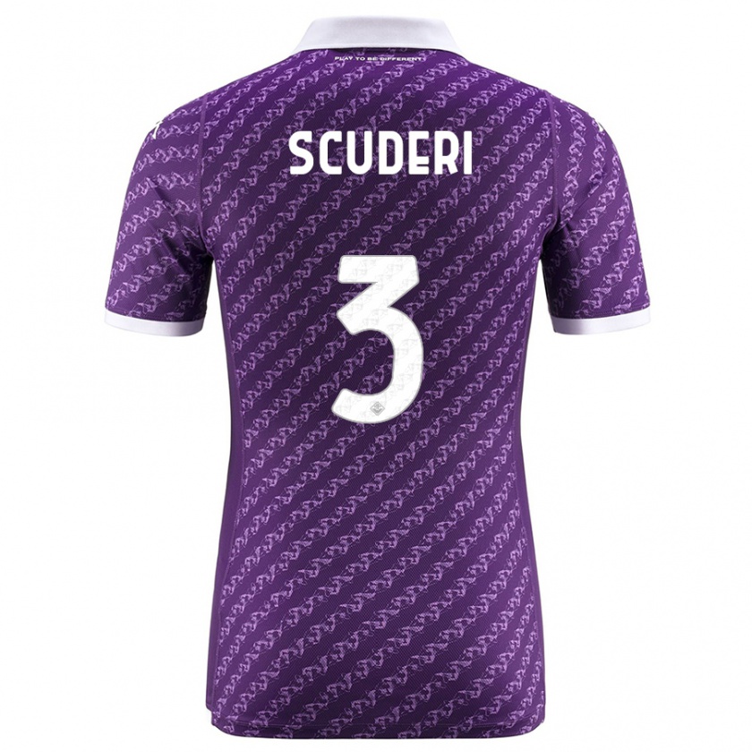 Kandiny Niño Camiseta Giulio Scuderi #3 Violeta 1ª Equipación 2023/24 La Camisa Chile