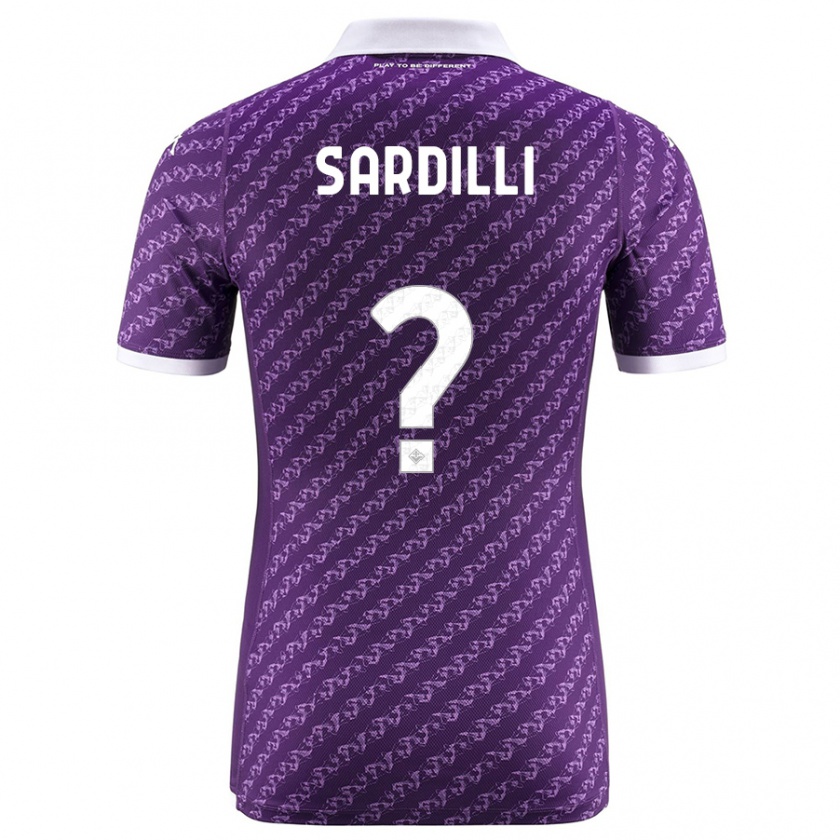 Kandiny Niño Camiseta Davide Sardilli #0 Violeta 1ª Equipación 2023/24 La Camisa Chile