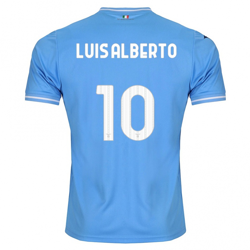 Kandiny Niño Camiseta Luis Alberto #10 Azul 1ª Equipación 2023/24 La Camisa Chile