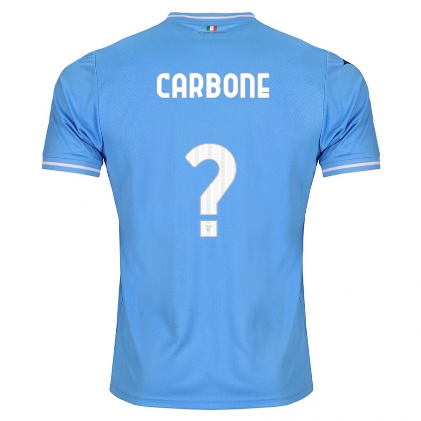Kandiny Niño Camiseta Giovanni Carbone #0 Azul 1ª Equipación 2023/24 La Camisa Chile