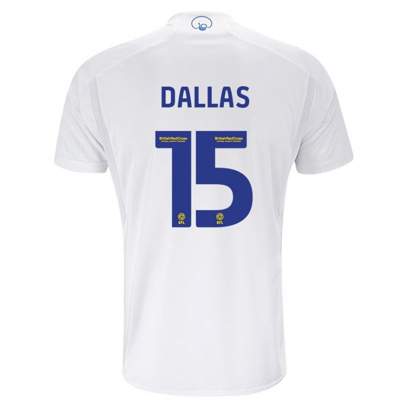 Kandiny Niño Camiseta Stuart Dallas #15 Blanco 1ª Equipación 2023/24 La Camisa Chile