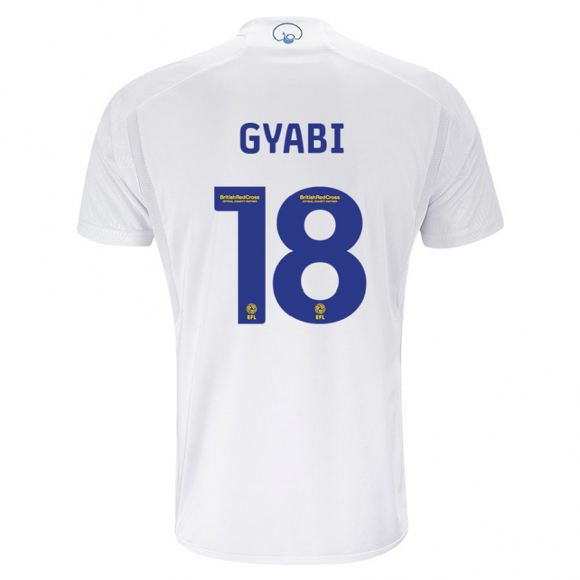 Kandiny Niño Camiseta Darko Gyabi #18 Blanco 1ª Equipación 2023/24 La Camisa Chile
