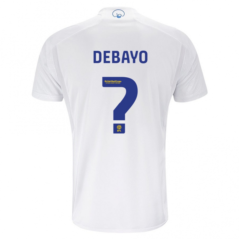 Kandiny Niño Camiseta James Debayo #0 Blanco 1ª Equipación 2023/24 La Camisa Chile