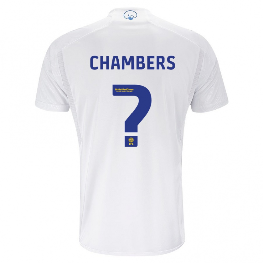 Kandiny Niño Camiseta Sam Chambers #0 Blanco 1ª Equipación 2023/24 La Camisa Chile