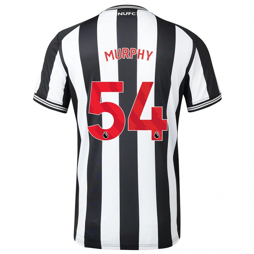 Kandiny Niño Camiseta Alex Murphy #54 Blanco Negro 1ª Equipación 2023/24 La Camisa Chile