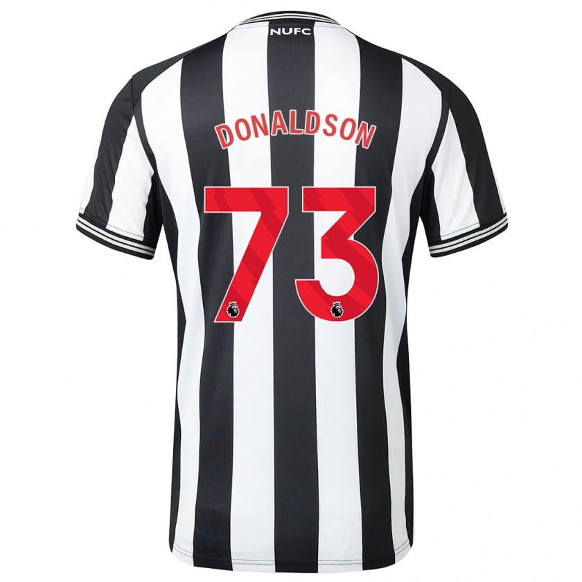 Kandiny Niño Camiseta Josh Donaldson #73 Blanco Negro 1ª Equipación 2023/24 La Camisa Chile