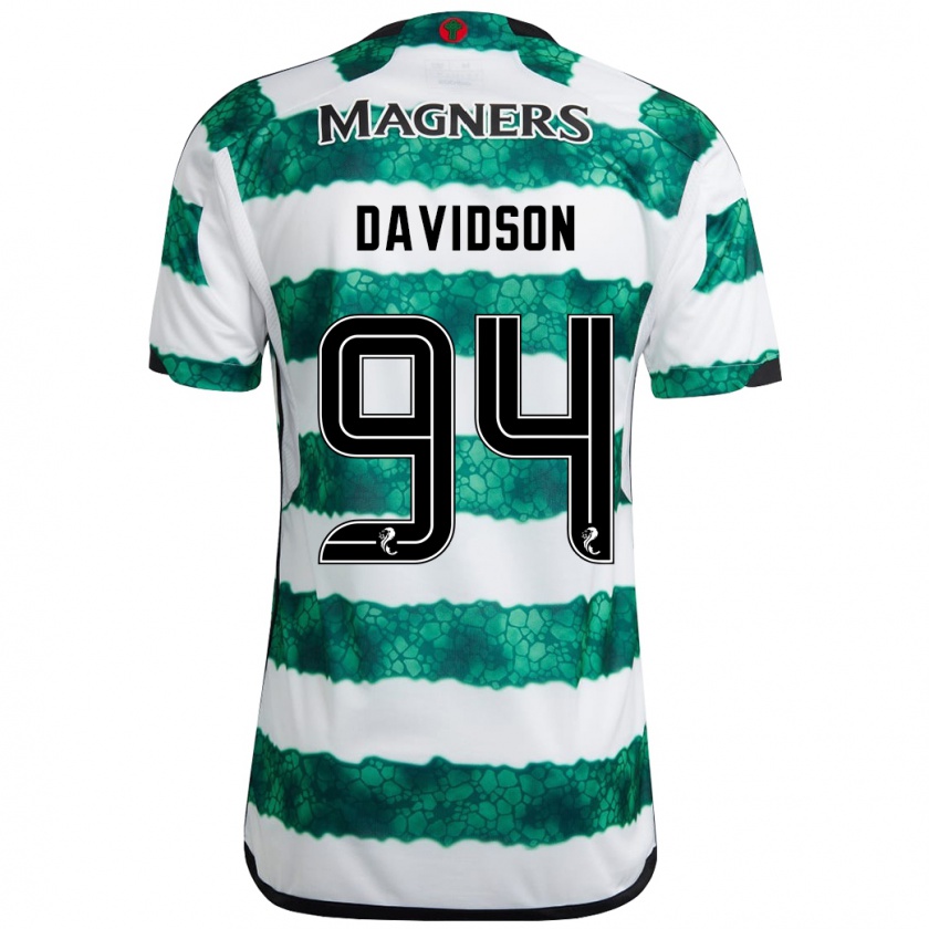 Kandiny Niño Camiseta Bruno Davidson #94 Verde 1ª Equipación 2023/24 La Camisa Chile