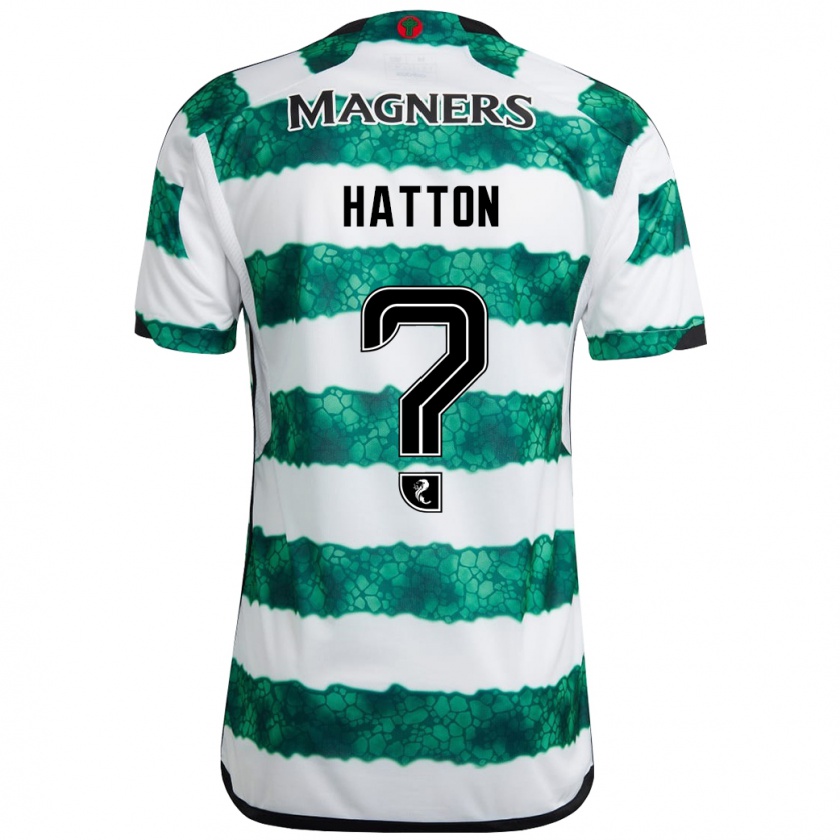 Kandiny Niño Camiseta Thomas Hatton #0 Verde 1ª Equipación 2023/24 La Camisa Chile