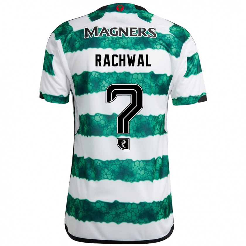 Kandiny Niño Camiseta Robert Rachwal #0 Verde 1ª Equipación 2023/24 La Camisa Chile
