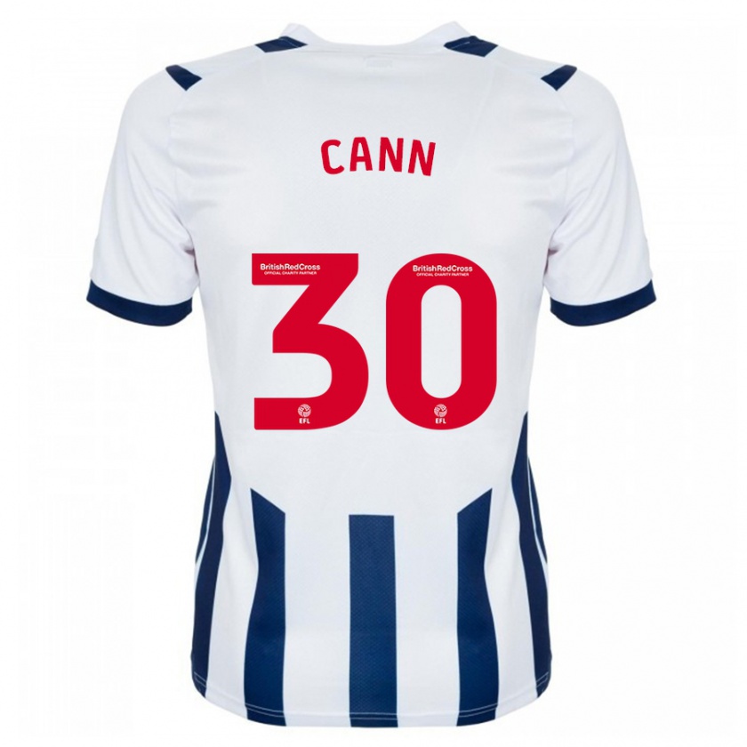 Kandiny Niño Camiseta Ted Cann #30 Blanco 1ª Equipación 2023/24 La Camisa Chile