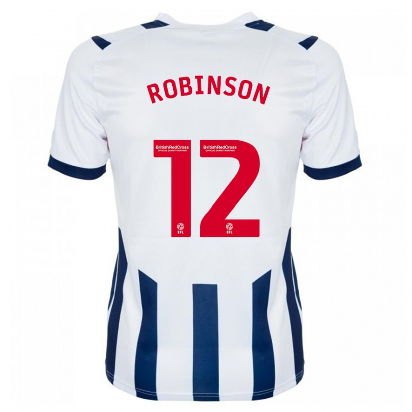 Kandiny Niño Camiseta Leanne Robinson #12 Blanco 1ª Equipación 2023/24 La Camisa Chile