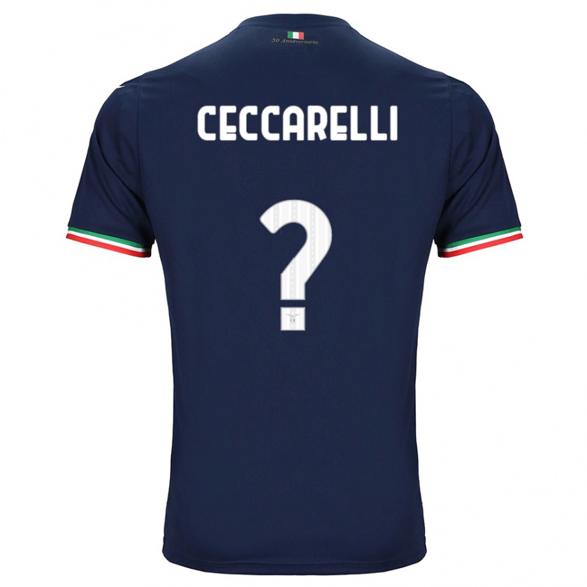 Kandiny Niño Camiseta Alessandro Ceccarelli #0 Armada 2ª Equipación 2023/24 La Camisa Chile