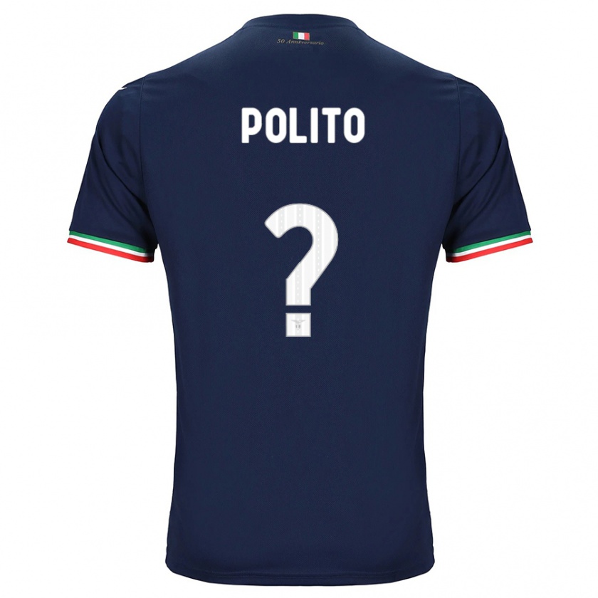 Kandiny Niño Camiseta Alessandro Polito #0 Armada 2ª Equipación 2023/24 La Camisa Chile